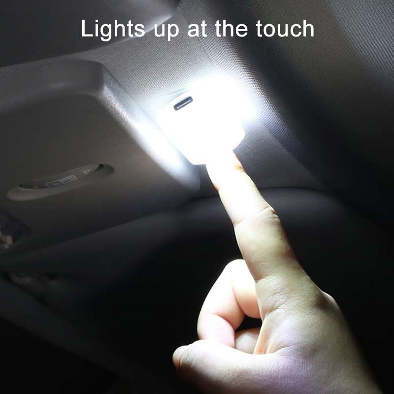 USB-C / Type-C Single Color Touch Switch Control Car Foot Ambient Light (Ice Blue Light)
