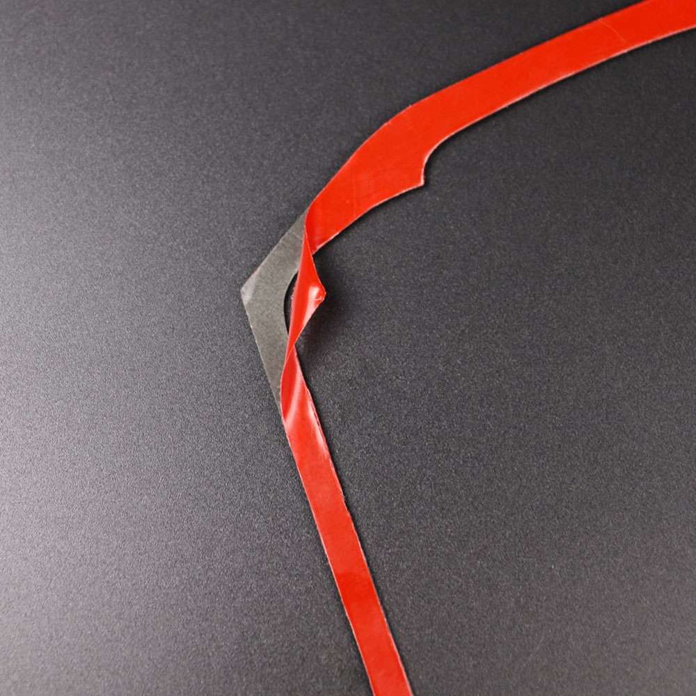 Car Carbon Fiber Gear Panel Decorative Sticker for Mazda CX-5 2017-2018, Left Drive (Red)