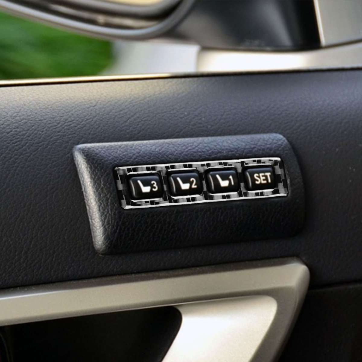 Car Seat Adjustment Panel Decorative Sticker for Lexus CT 2011-2017, Left and Right Drive