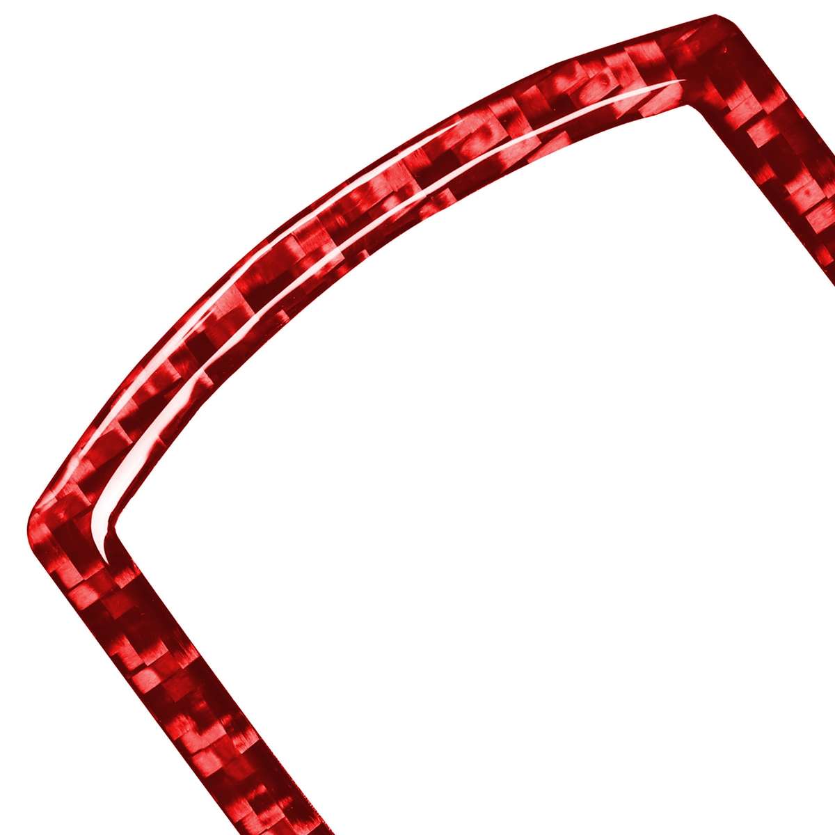 Car Carbon Fiber Steering Wheel Logo Decorative Sticker for Porsche Macan 2014-2021, Left and Right