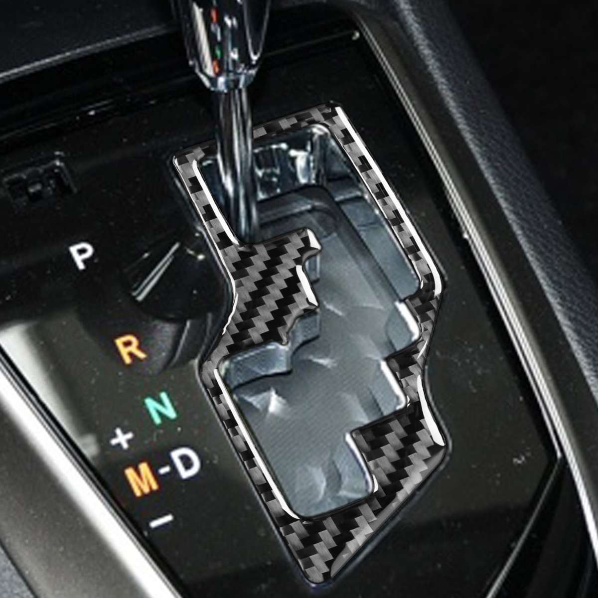 Car Carbon Fiber Gear Decorative Sticker for Toyota Corolla / Levin 2014-2018, Left Drive