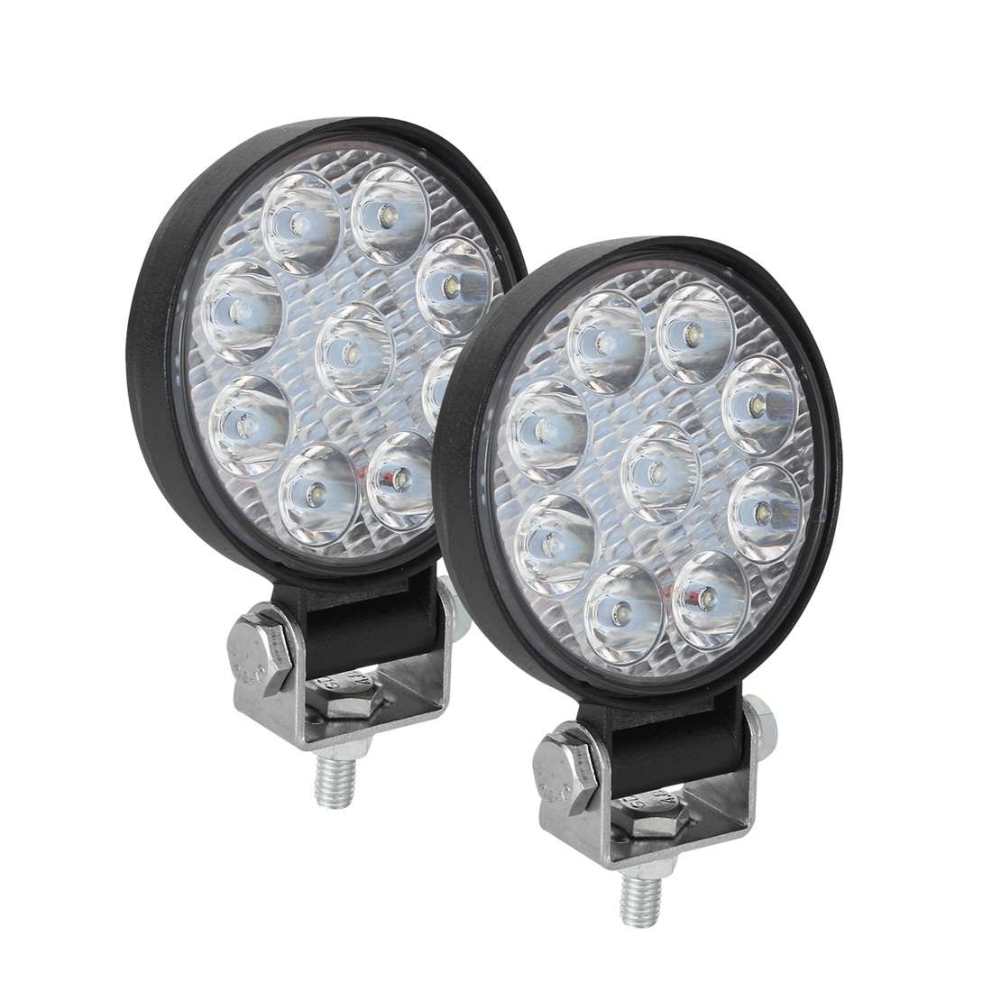 D0035 6.3W 10-30V DC 6000K 3 inch 9 LEDs Circle Offroad Truck Car Driving Light Spotlight Work Light