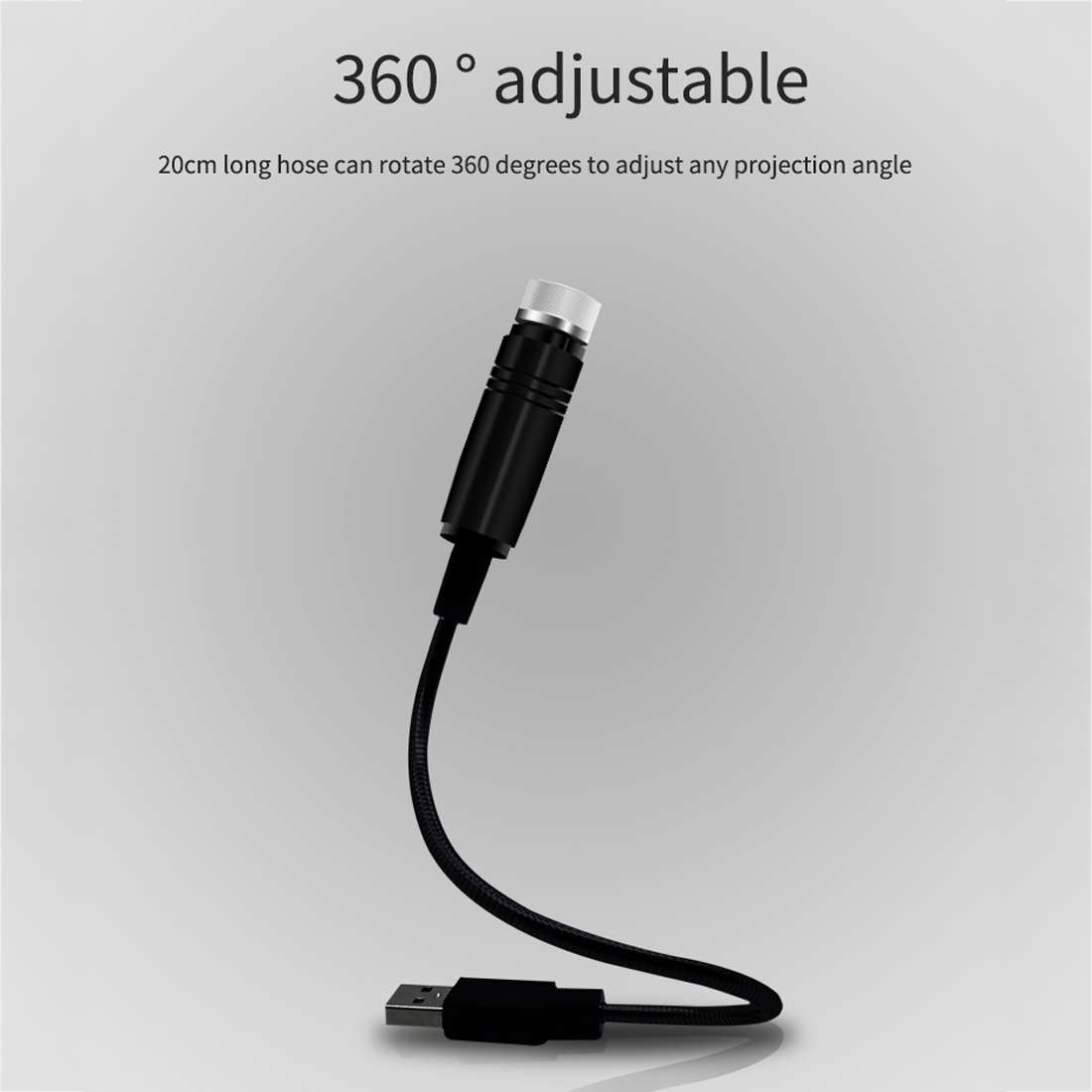 Car USB Star Dome Projector Hose Light, Constantly Bright Version(Purple Blue)