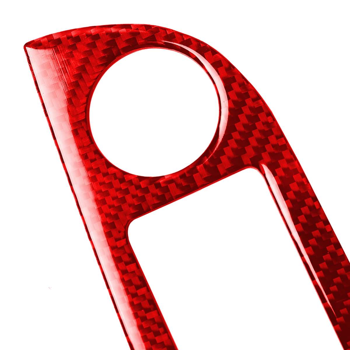 4 PCS / Set Carbon Fiber Car Window Button Panel Decorative Sticker for Alfa Romeo Giulia 2017-20...