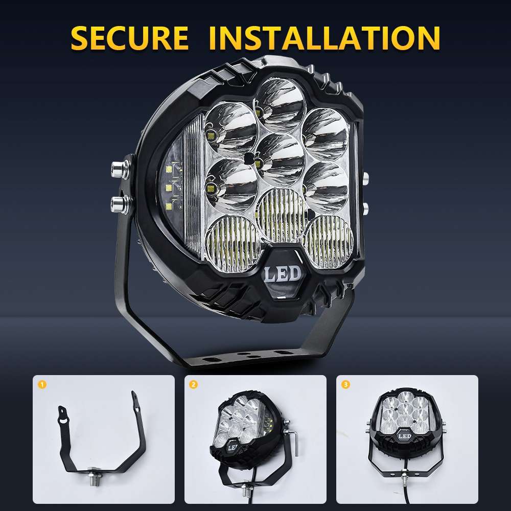 5 inch 29W Three-sided Flashing LED Work Light(White Light)