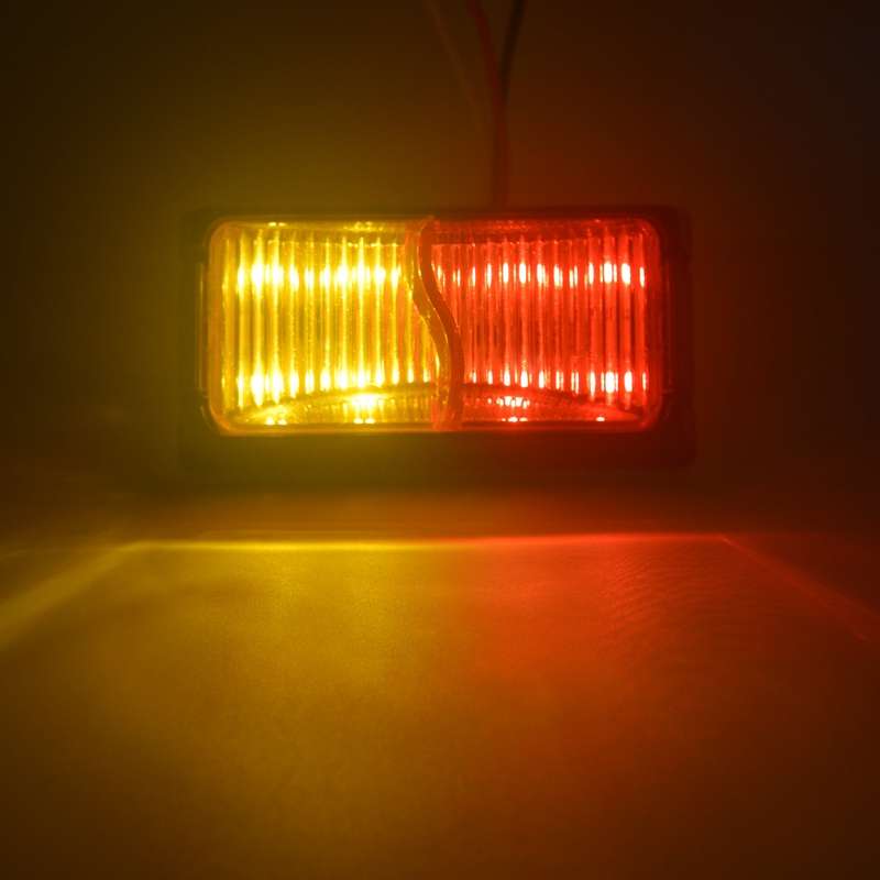 4pcs MK-049 Truck 8LEDs Double Color Side Marker Light