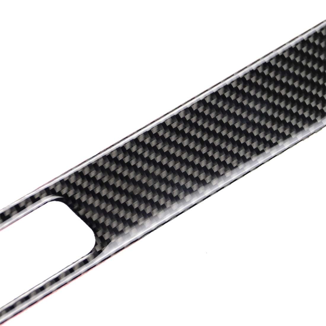 Carbon Fiber Car Right Driving Middle Control Decorative Sticker for BMW E90 / E92 / E93 2005-2012