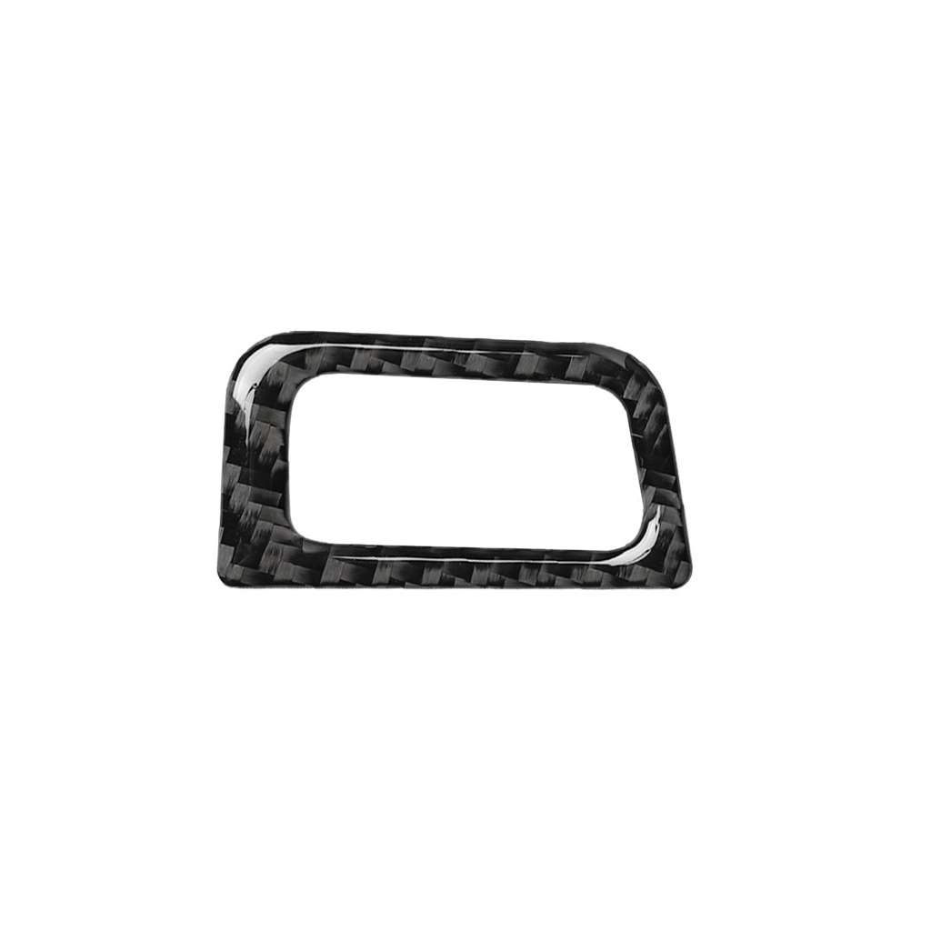 Car Carbon Fiber Trunk Switch Decorative Sticker for Audi A6 S6 C7 A7 S7 4G8 2012-2018, Left Drive
