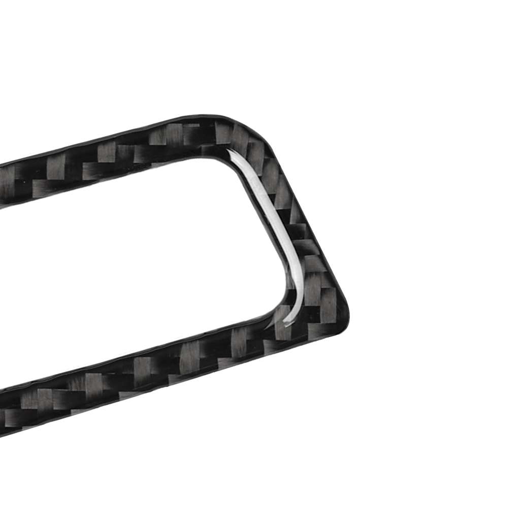 Car Carbon Fiber Trunk Switch Decorative Sticker for Audi A6 S6 C7 A7 S7 4G8 2012-2018, Left Drive