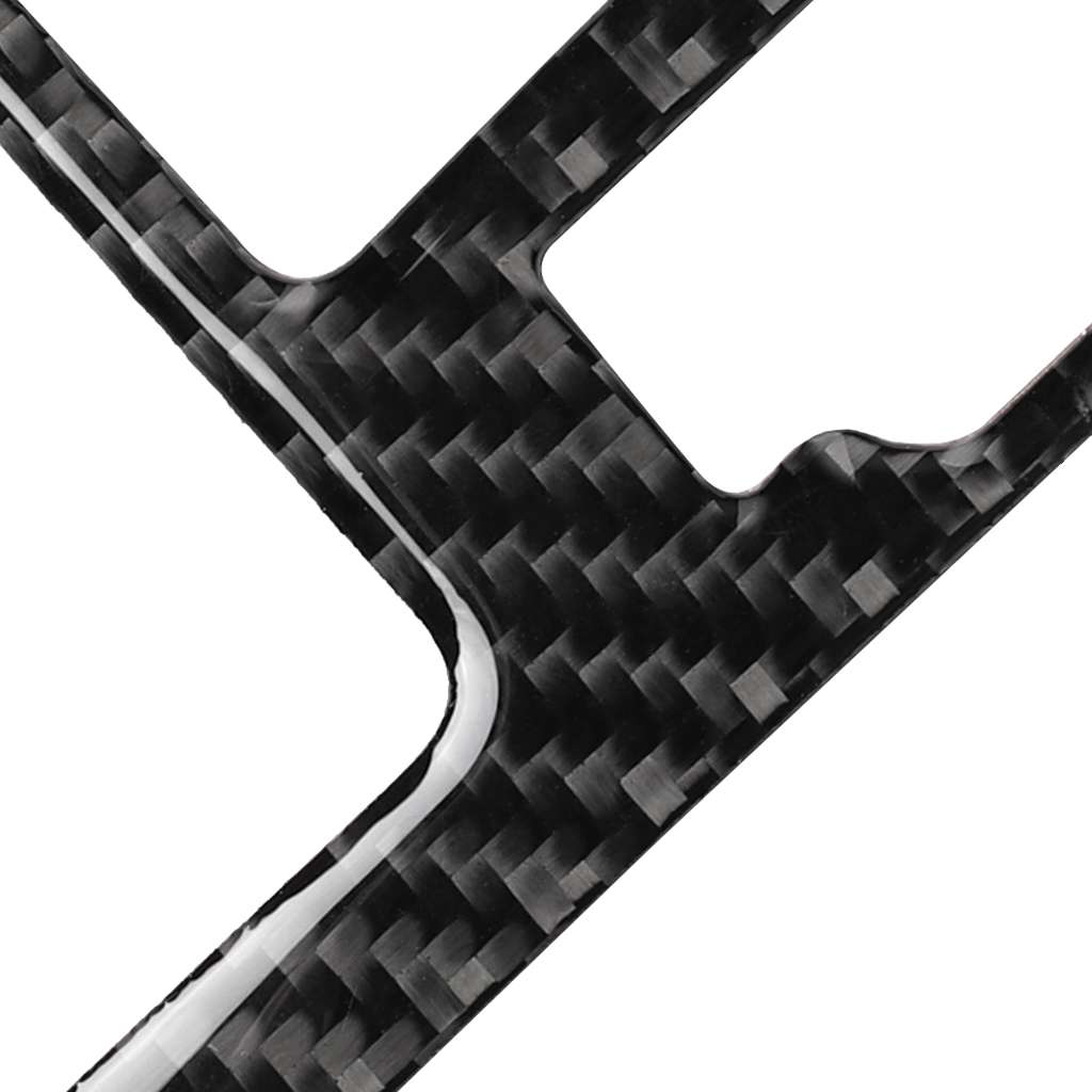 Car Carbon Fiber One-button Start Panel Decorative Sticker for Audi A6 S6 C7 A7 S7 4G8 2012-2018, Le