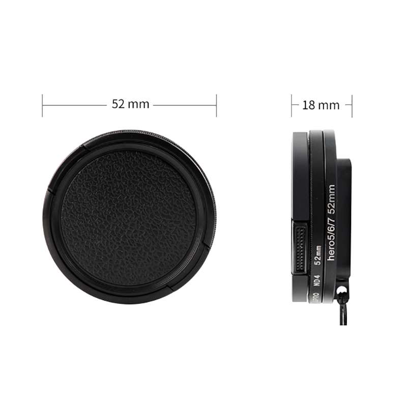 RUIGPRO for GoPro HERO 7/6 /5 Professional 52mm 10X Close-up Lens Filter with Filter Adapter Ring