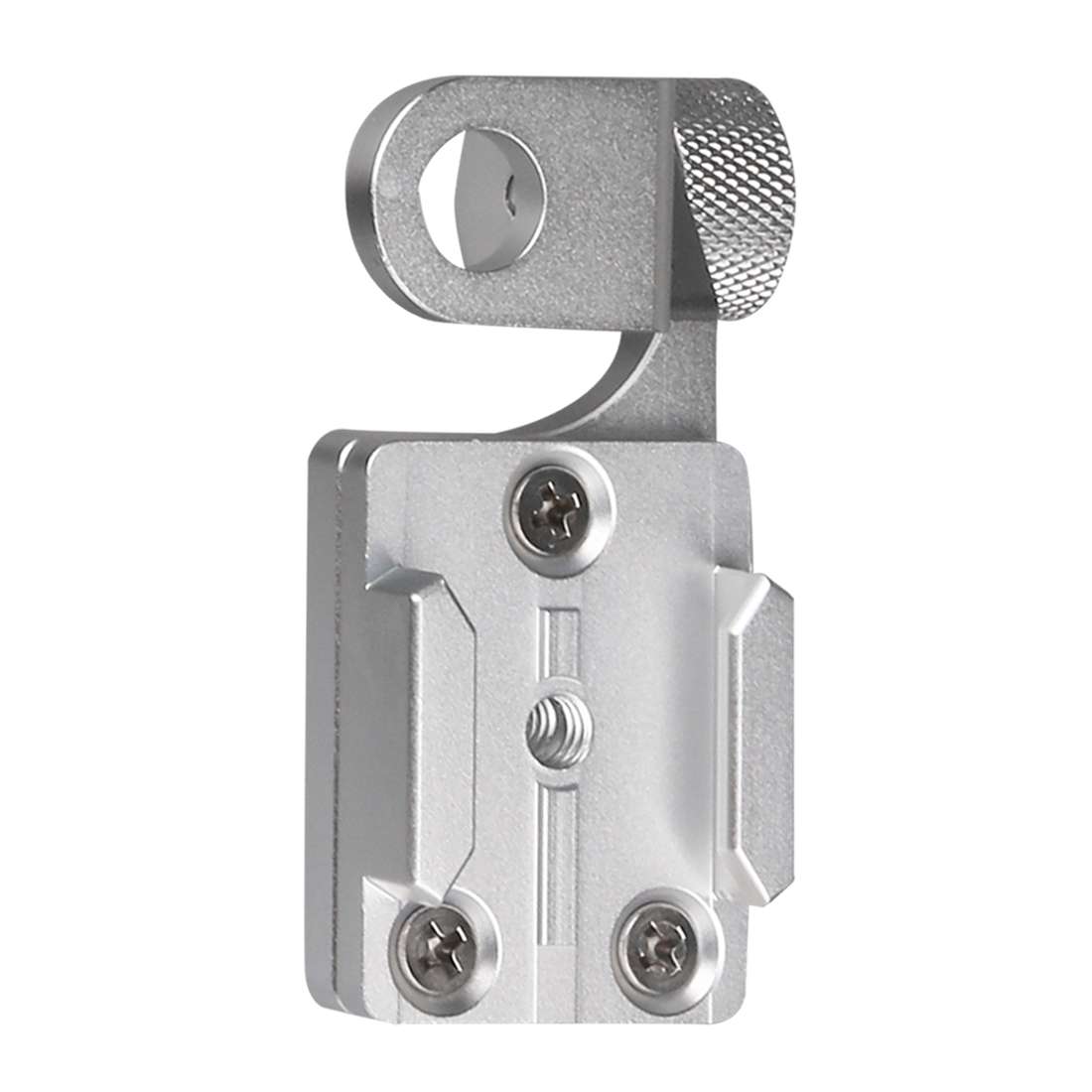 Motorcycle Rearview Mirror CNC Aluminum Alloy Stent Fixed Bracket Holder for GoPro, I ... (Silver)