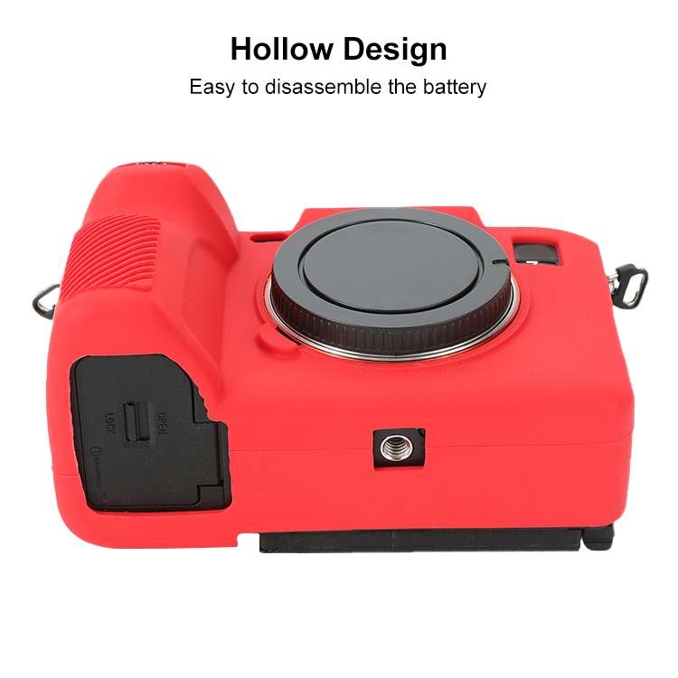 For Sony ILCE-7RM5 / Alpha 7R V Soft Silicone Protective Case (Red)
