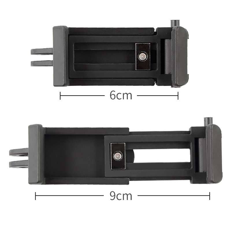 Selfie Sticks Monopods Mount Phone Clamp for iPhone, Samsung, HTC, Sony, LG and other ... (Black)