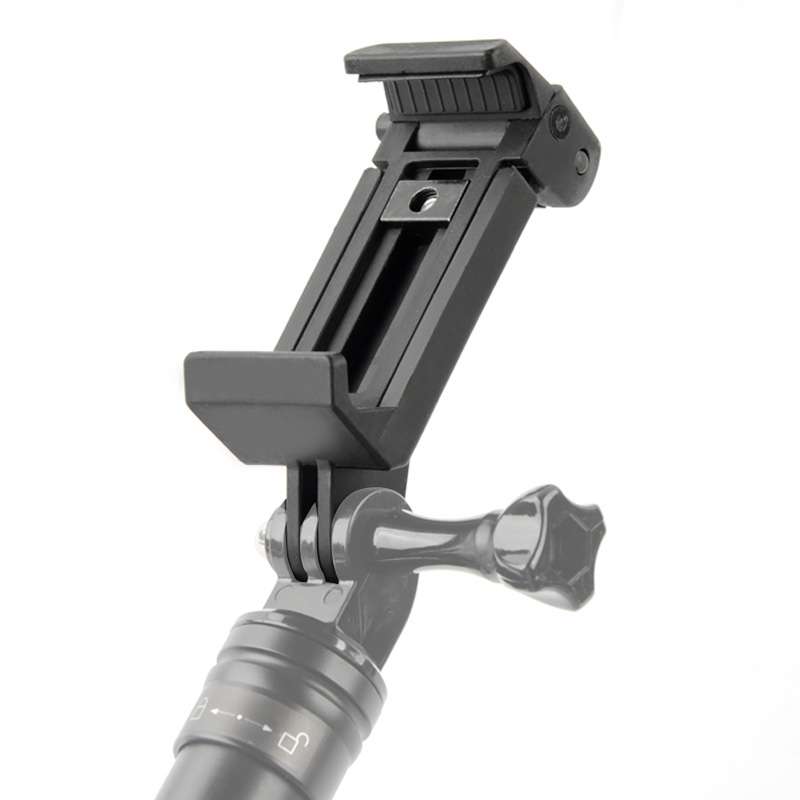 Selfie Sticks Monopods Mount Phone Clamp for iPhone, Samsung, HTC, Sony, LG and other ... (Black)