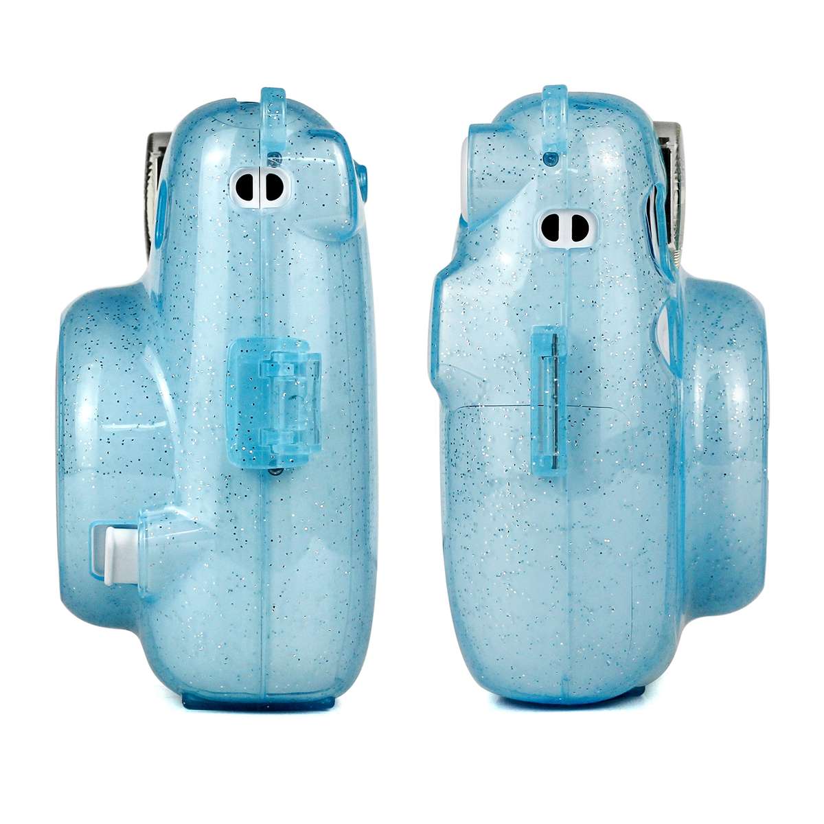 Glitter Power Crystal Case with Strap for FUJIFILM Instax mini 11 (Blue)