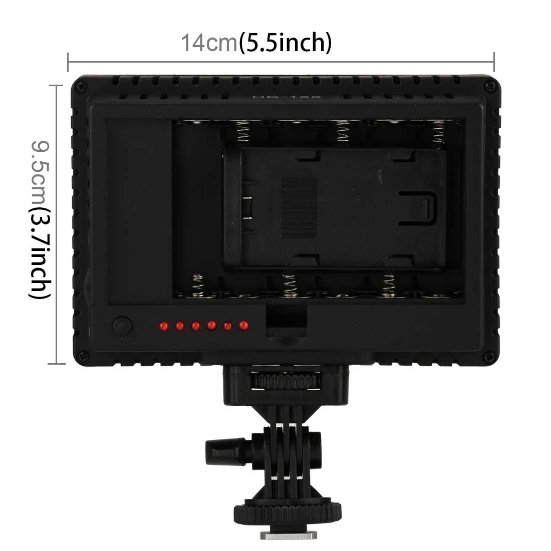 HD-160 White Light LED Video Light on-Camera Photography Lighting Fill Light for Canon, Nikon, DSL