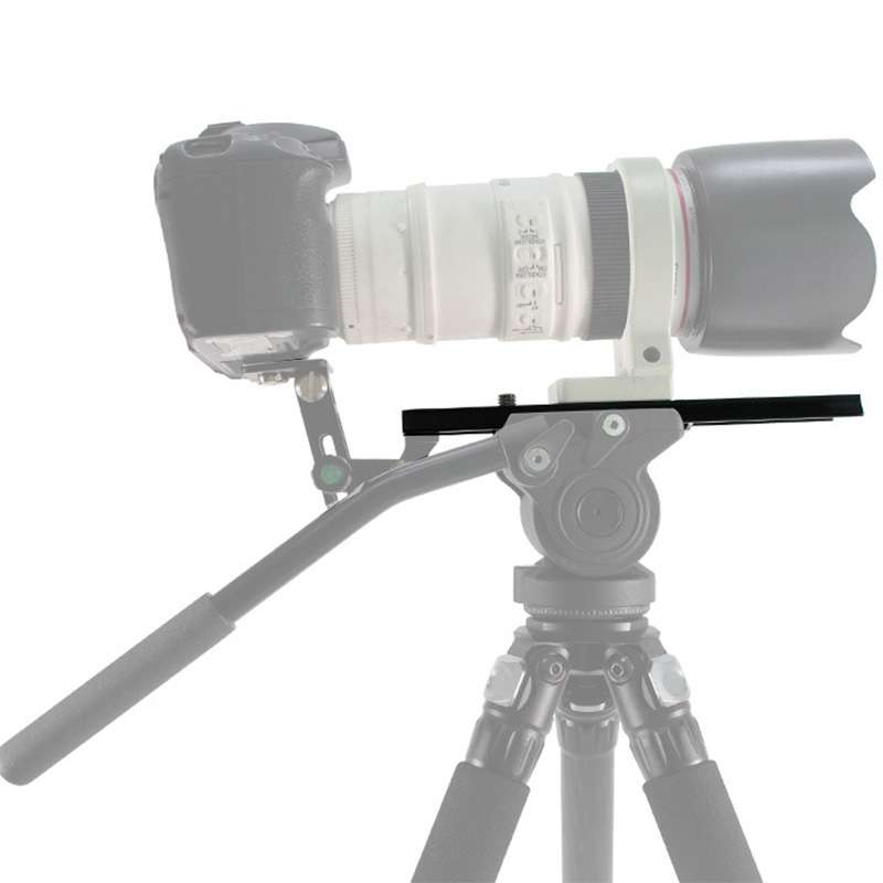 BEXIN VR-380L 380mm Length Aluminum Alloy Extended Quick Release Plate for Manfrotto ... (Black)