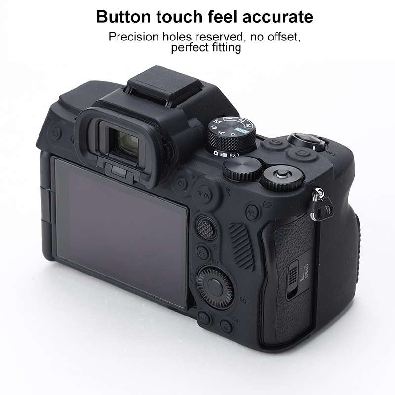 Soft Silicone Protective Case for Sony A7 IV (Black)