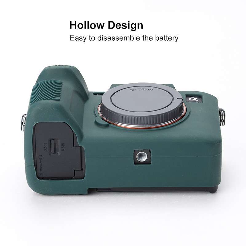 Soft Silicone Protective Case for Sony A7 IV (Green)