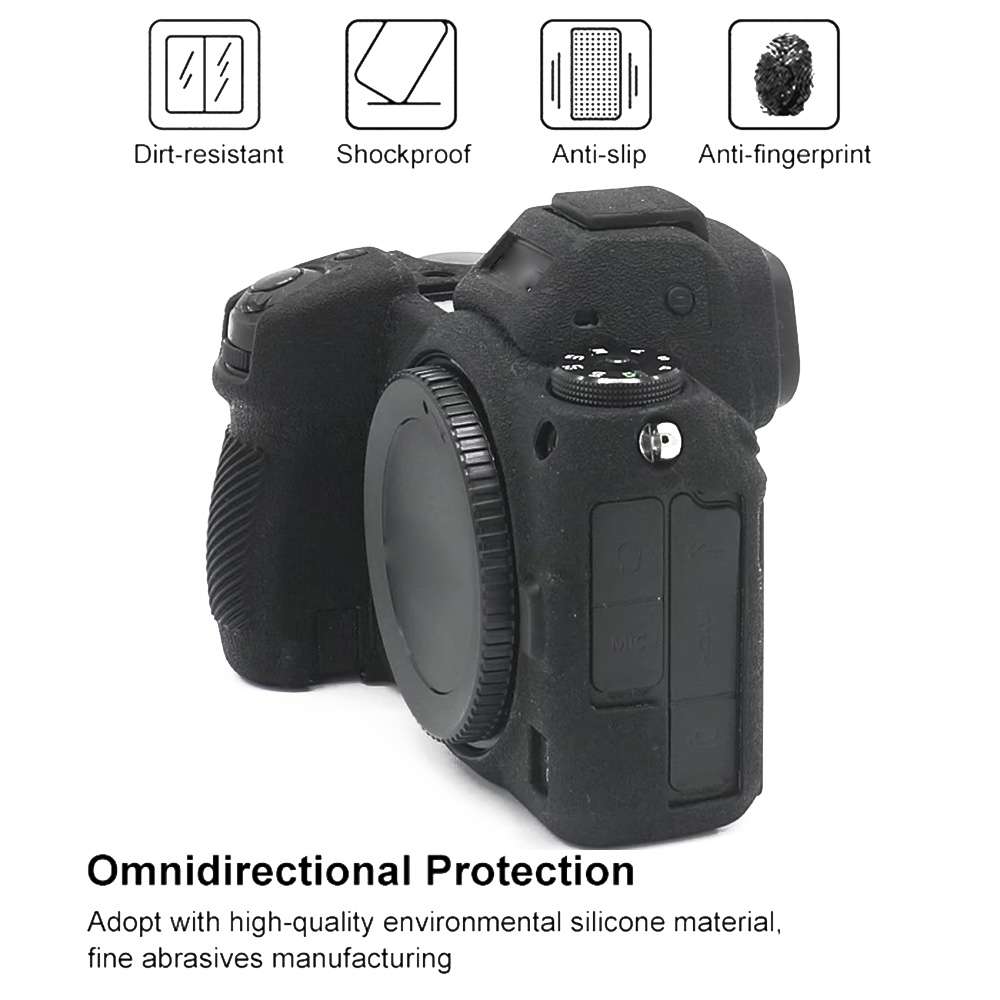 For Nikon Z7 II Soft Silicone Protective Case (Yellow)