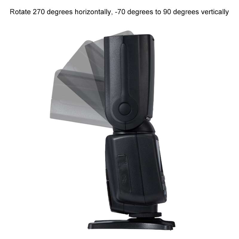 TRIOPO TR-982IIC Flash Light Speedlite for Canon (Black)