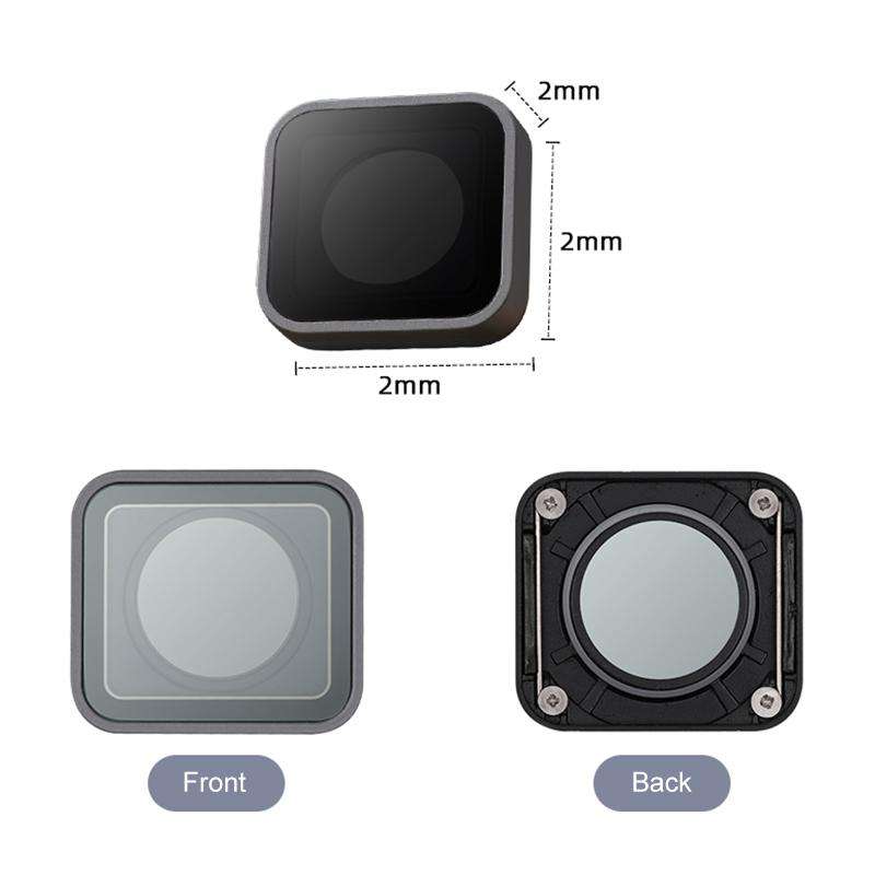 For GoPro HERO7 /6 Black /5 Black UV Protective Lens Repair Part(Black)