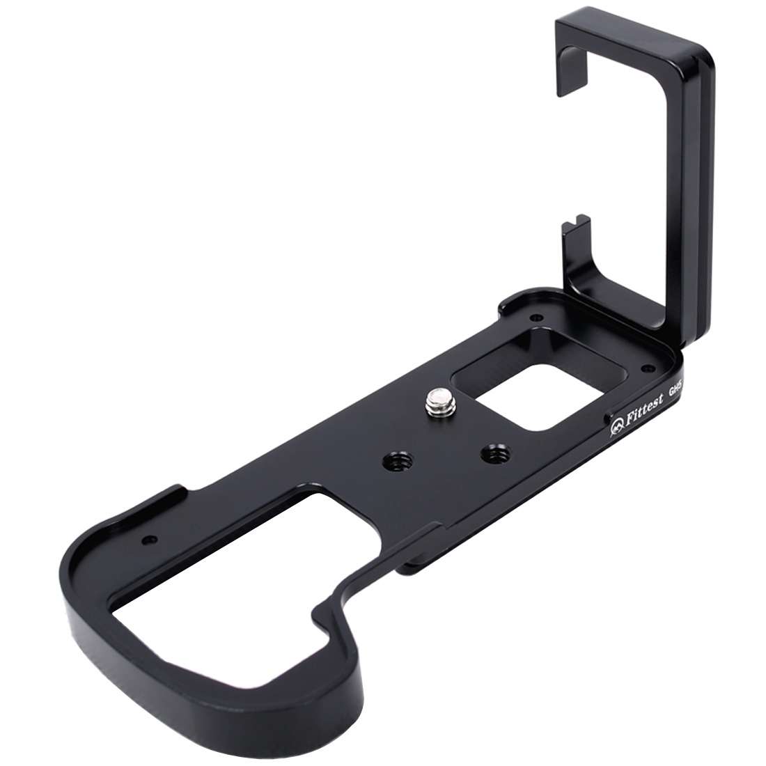 FITTEST LB-GH5 Vertical Shoot Quick Release L Plate Bracket Base Holder for Panasonic ... (Black)