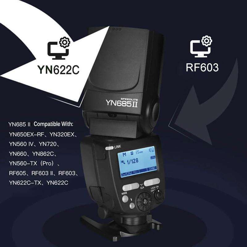 YONGNUO YN685 II/C TTL Flash Speedlite For Canon (Black)