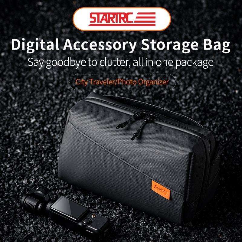 STARTRC Multifunctional Photography Storage Pack Data Camera Digital Bag with Shoulder ... (Black)