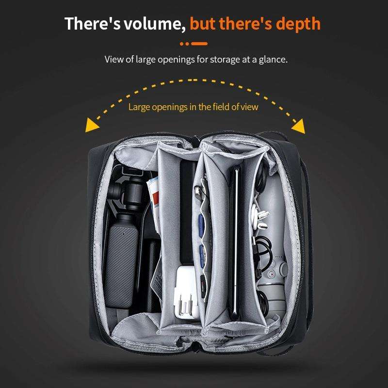 STARTRC Multifunctional Photography Storage Pack Data Camera Digital Bag with Shoulder ... (Black)