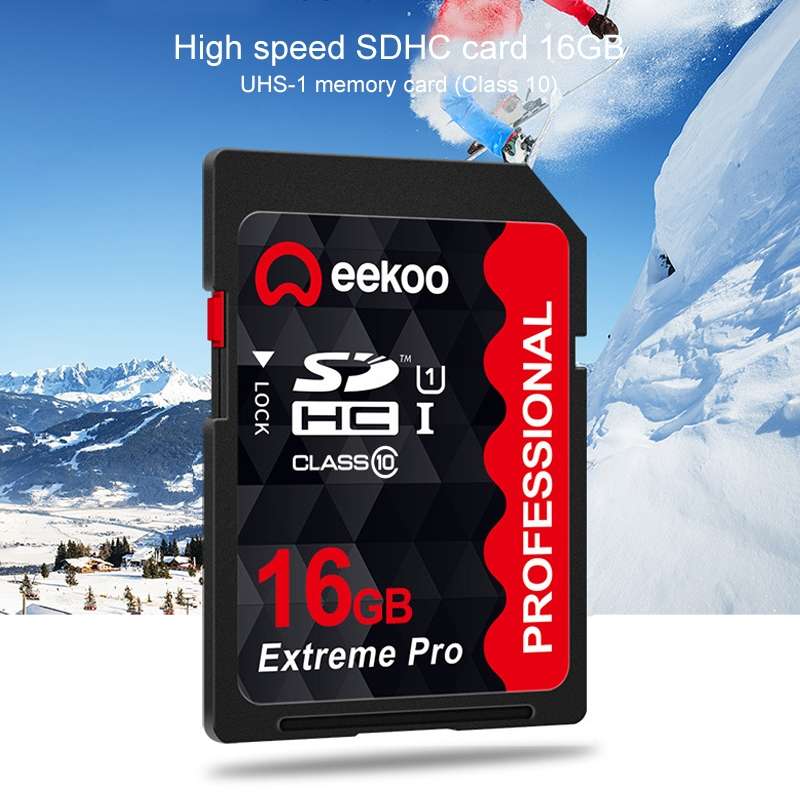 eekoo 16GB High Speed Class 10 SD Memory Card for All Digital Devices with SD Card Slot