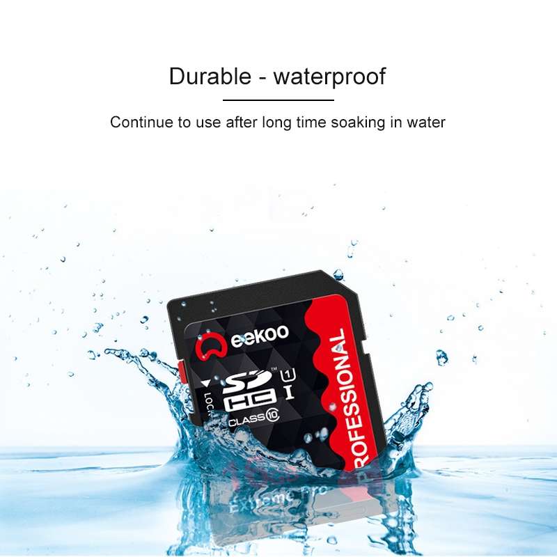 eekoo 16GB High Speed Class 10 SD Memory Card for All Digital Devices with SD Card Slot