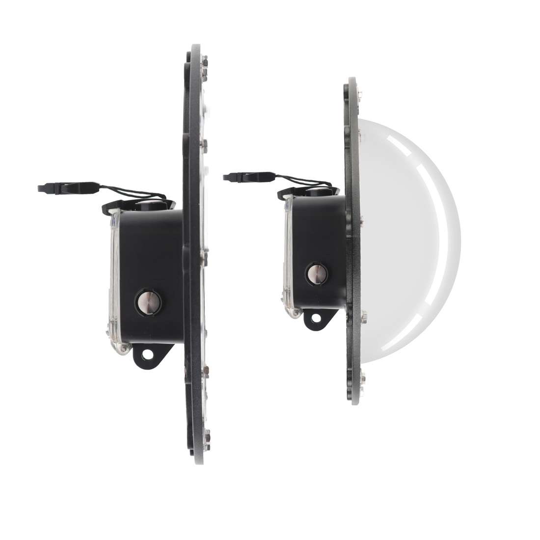 Shutter Trigger + Dome Port Lens Transparent Cover + Floating Hand Grip Diving Buoyancy Stick with