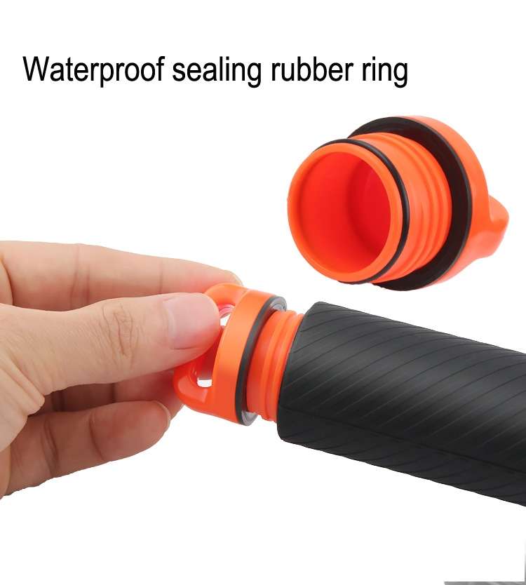 Shutter Trigger + Dome Port Lens Transparent Cover + Floating Hand Grip Diving Buoyancy Stick with