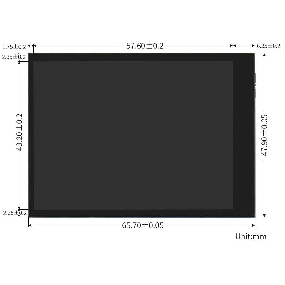Waveshare 2.8 inch Touch Screen Expansion Fully Laminated Display For Raspberry Pi CM4