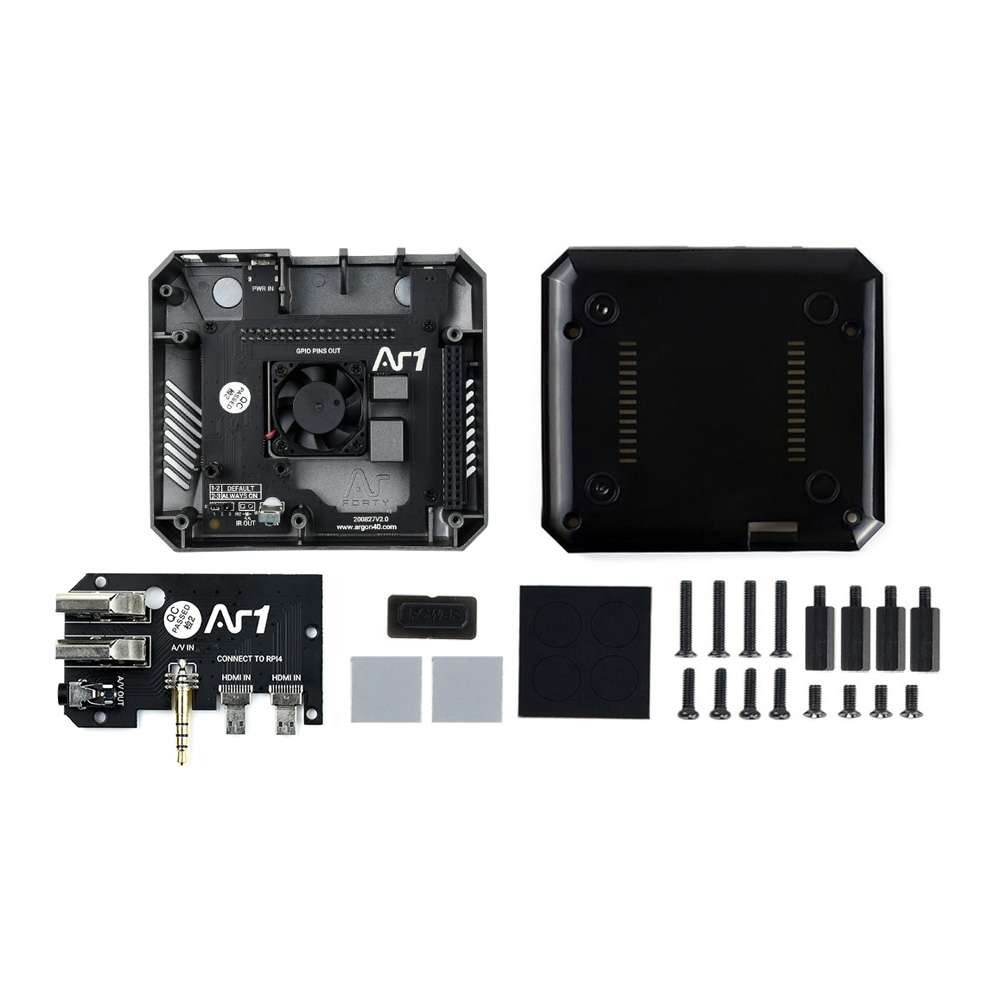 Waveshare Argon One Aluminum Case For Raspberry Pi 4, with Safe Power Button