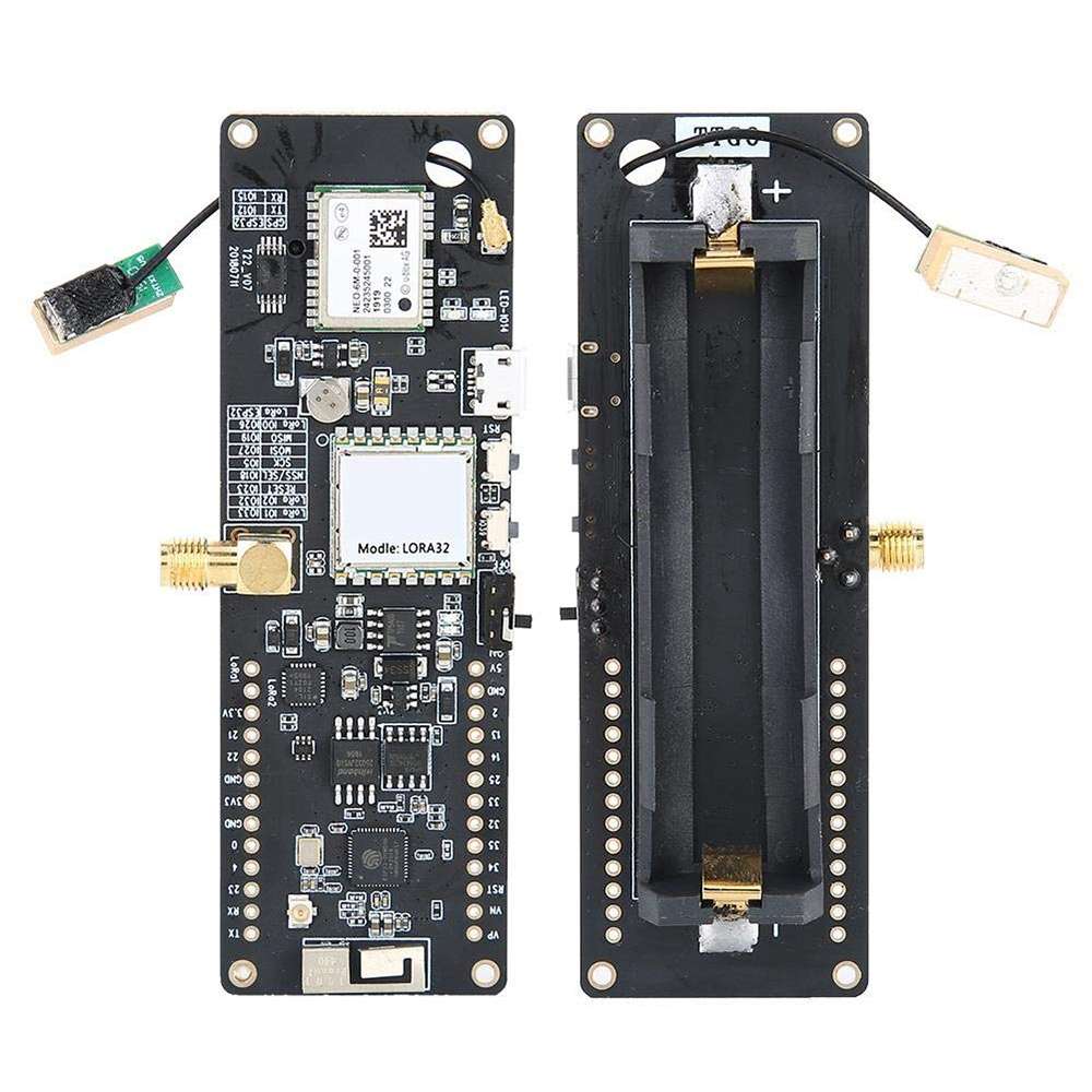 TTGO T-Beamv1.0 ESP32 Chipset Bluetooth WiFi Module 923MHz LoRa NEO-6M GPS Module with SMA Antenna