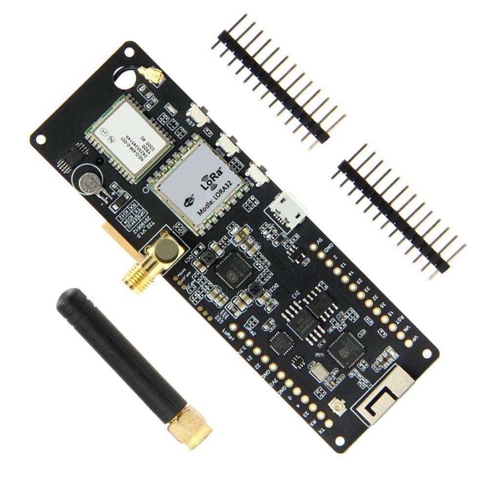 TTGO T-Beamv1.0 ESP32 Chipset Bluetooth WiFi Module 433MHz LoRa NEO-6M GPS Module with SMA Antenna,