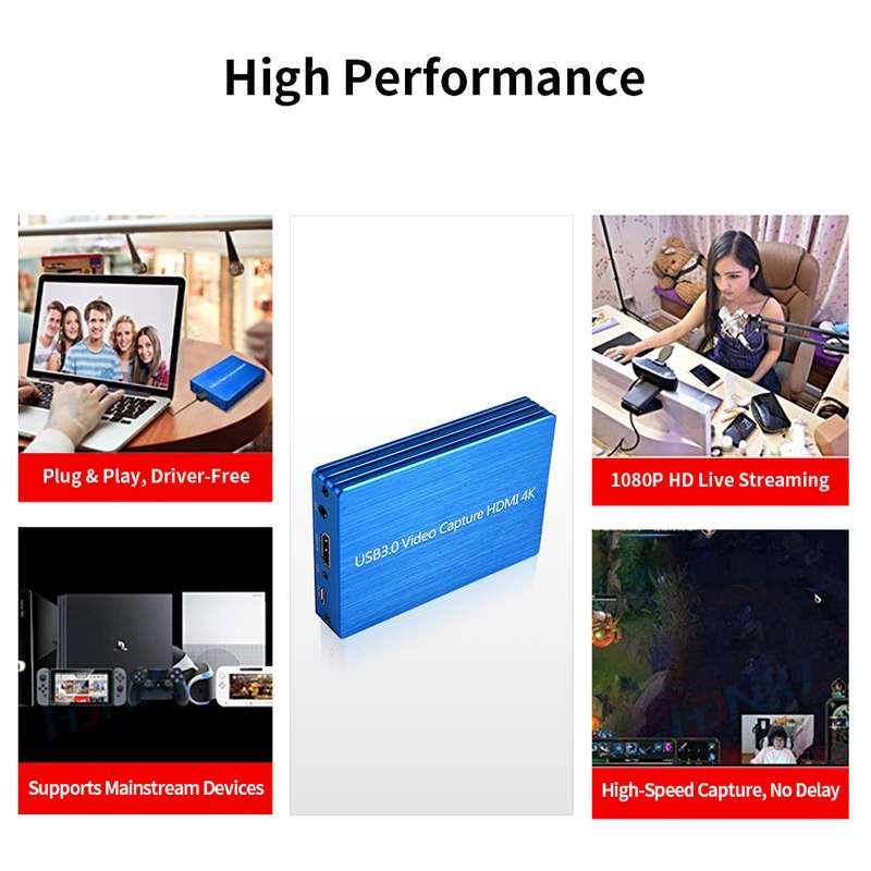 NK-S300 USB 3.0 HDMI 4K HD Video Capture Card Device