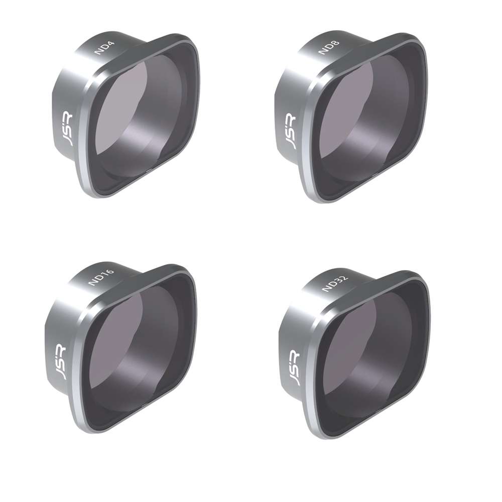JSR KS 4 in 1 ND4+ND8+ND16+ND32 Lens Filter for DJI FPV, Aluminum Alloy Frame