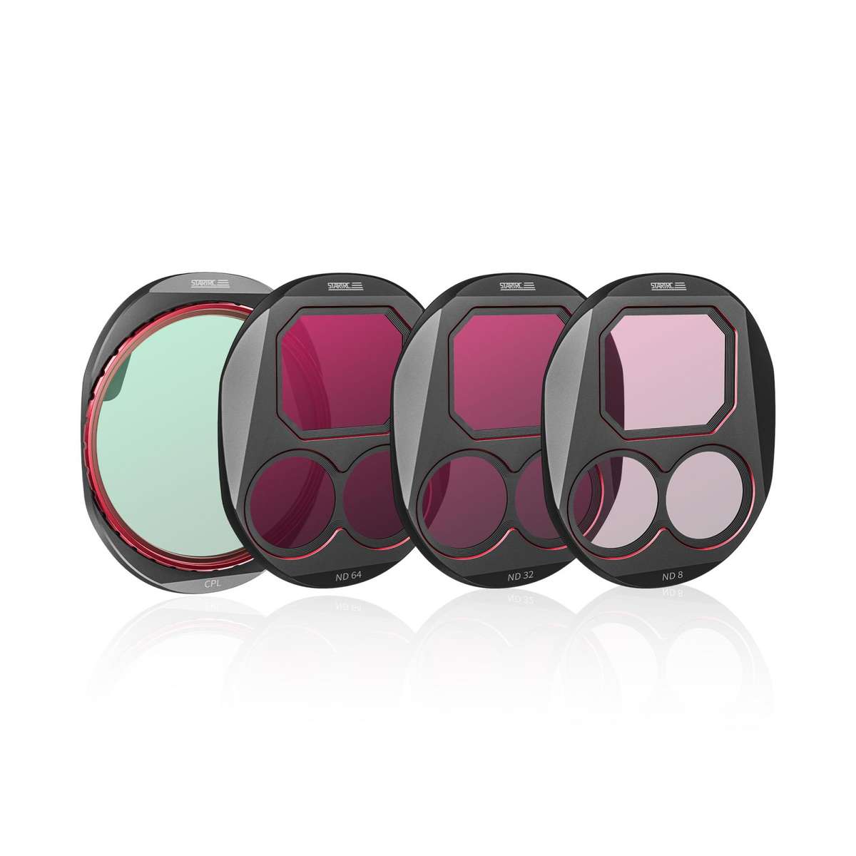 For DJI Mavic 4 Pro STARTRC 4 in 1 CPL ND8 ND32 ND64 Lens Filter Kit