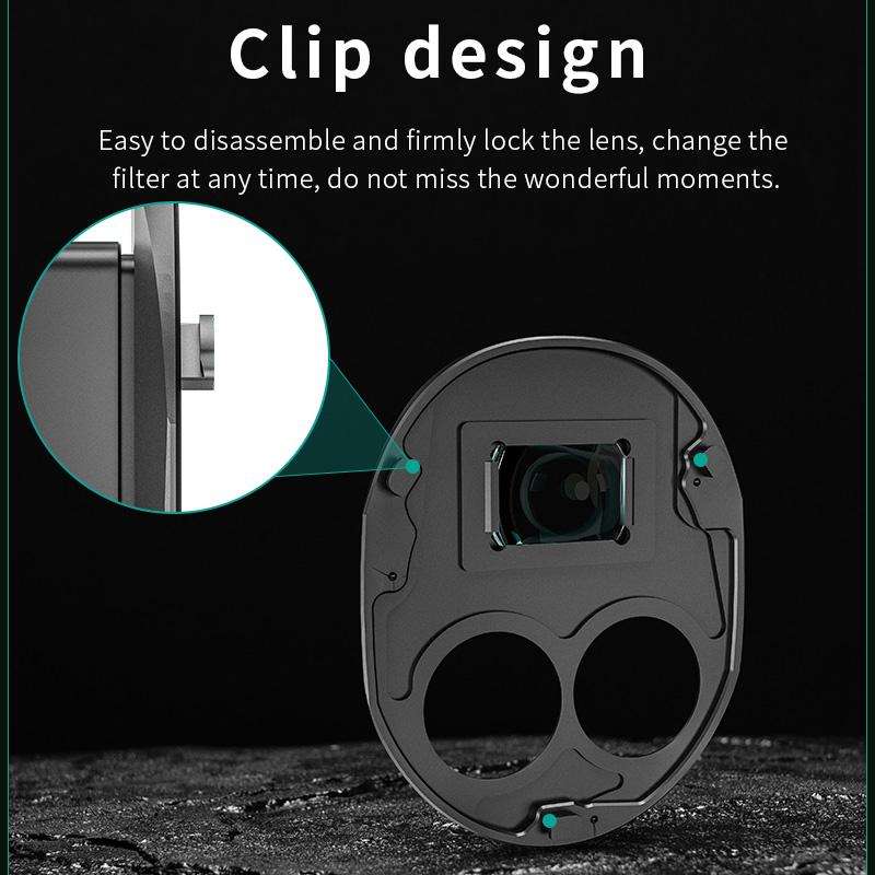 For DJI Mavic 4 Pro STARTRC Drone Wide-Angle Lens Filter (Black)