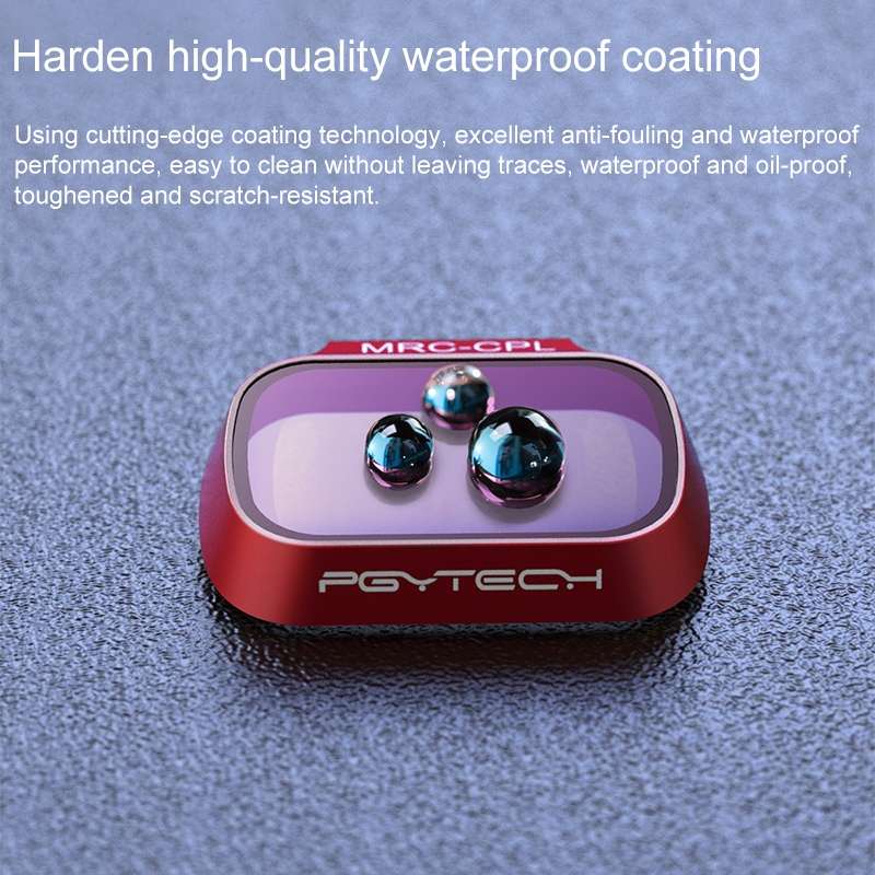 4 PCS PGYTECH P-12A-019 ND8 / 16 / 32 / 64 Dimming Lens Filter Set for DJI Mavic Mini Drone Access