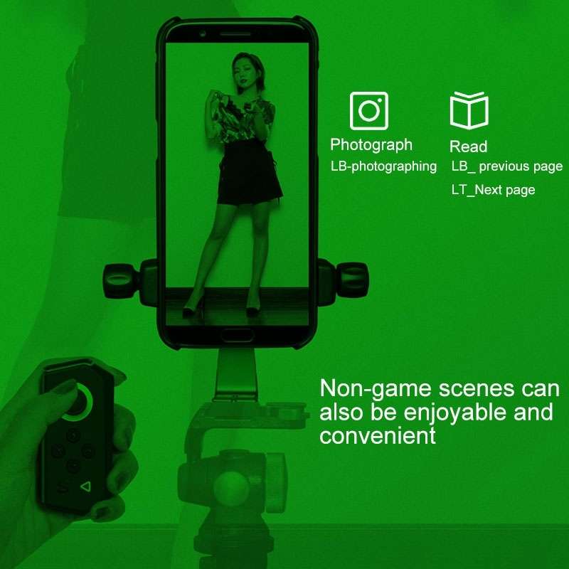 Original Xiaomi Black Shark For Black Shark Helo Bluetooth Gamepad Left Hand Clip Shap ... (Black)