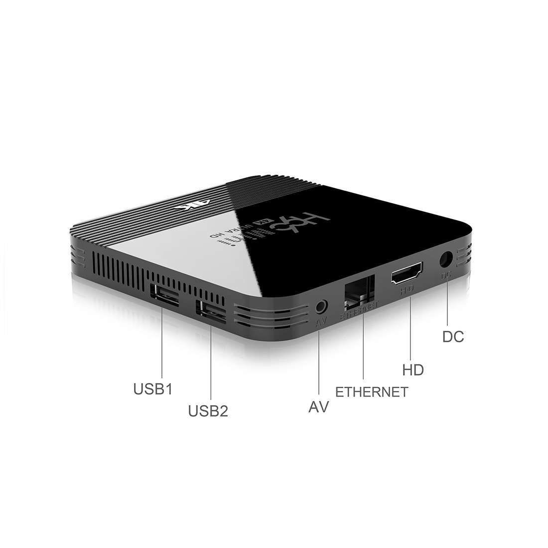 H96 MINI H8 4K UHD Smart TV Box with Remote Controller, Android 9.0 RK3228A Quad-core Cortex-A7, 1
