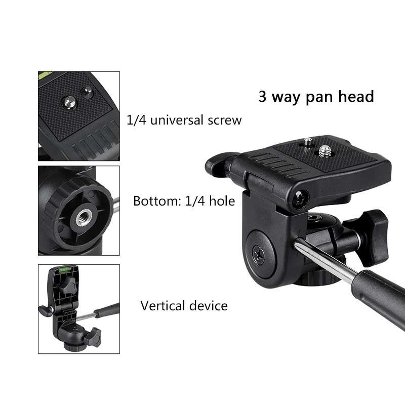 BEXIN MS02 Small Lightweight Tabletop Camera Tripod for Phone Dslr Camera