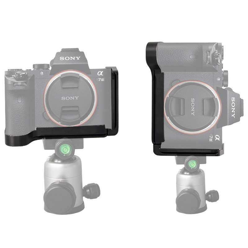 BEXIN A73 L-plate Camera Vertical Clapper for A7M3 A7III A7RIII Camera(Red)