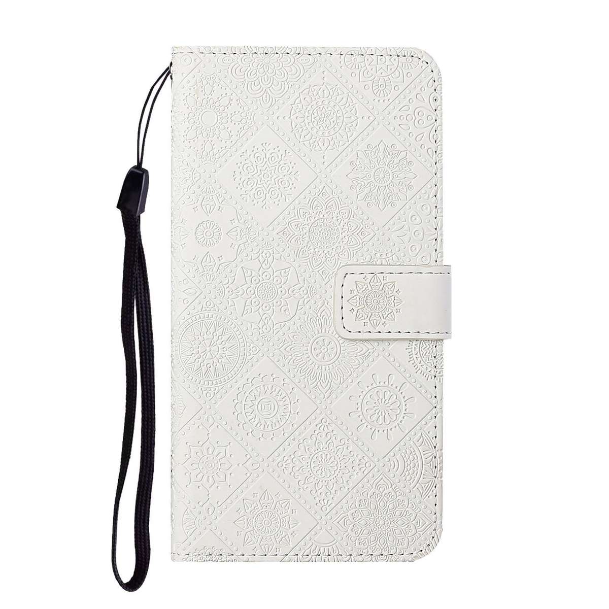 For Samsung Galaxy S20 FE Ethnic Style Embossed Pattern Horizontal Flip Leather Case with Holder & C