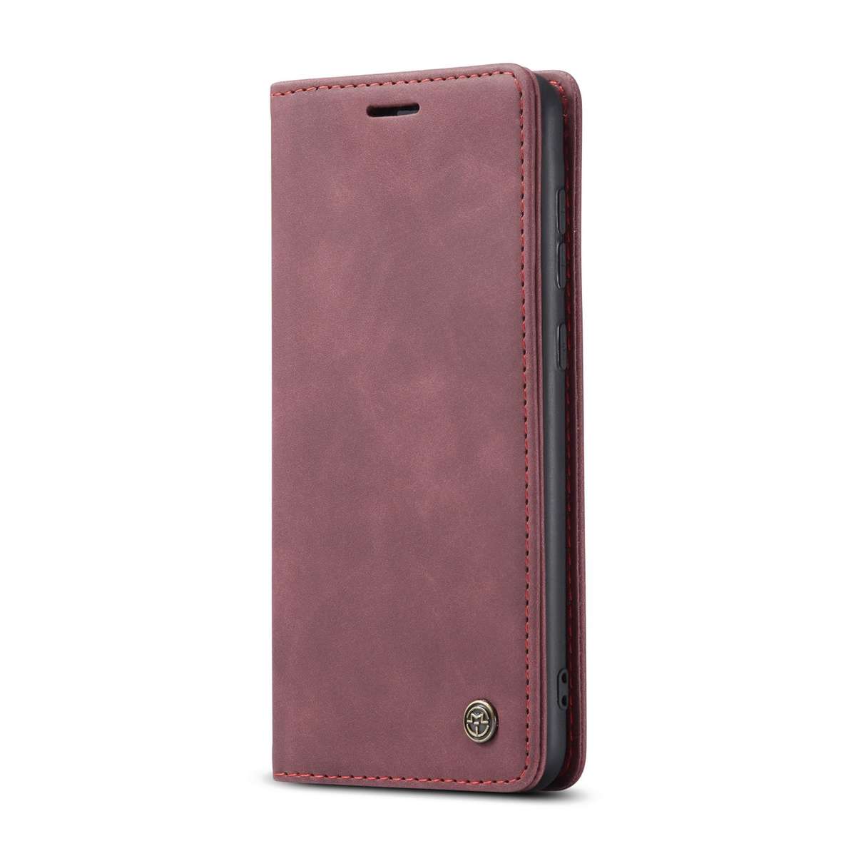 For Samsung Galaxy S21 5G CaseMe 013 Multifunctional Horizontal Flip Leather Case w ... (Wine Red)